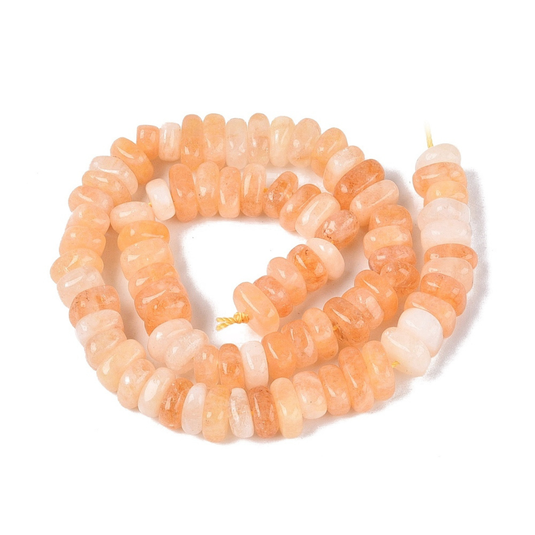 Tira de cuentas de cuarzo natural tipo nugget de 13 mm para joyería