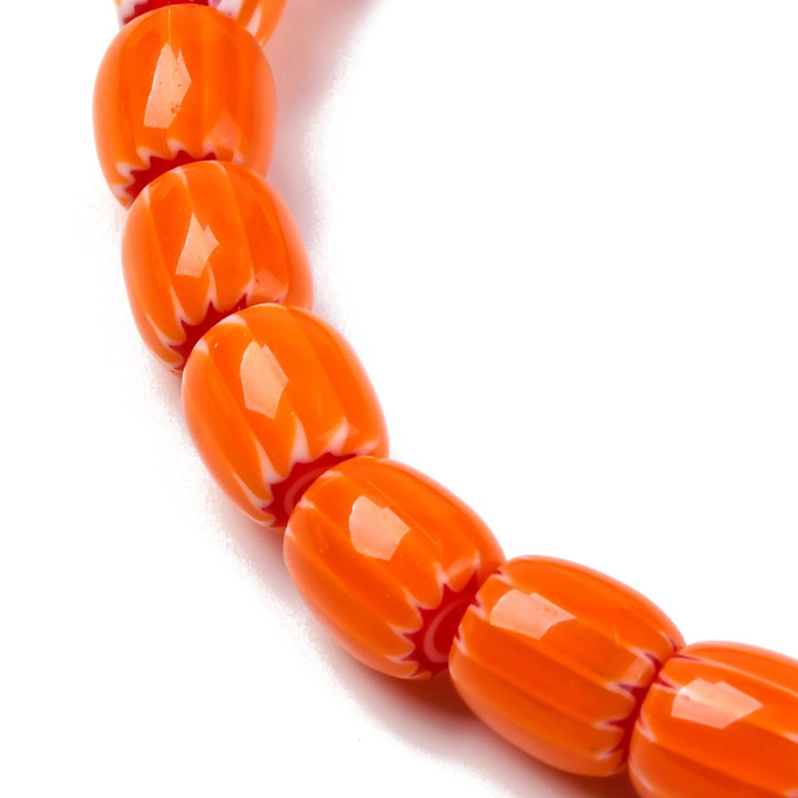 Tira de cuentas de murano de 7.5 mm para joyería