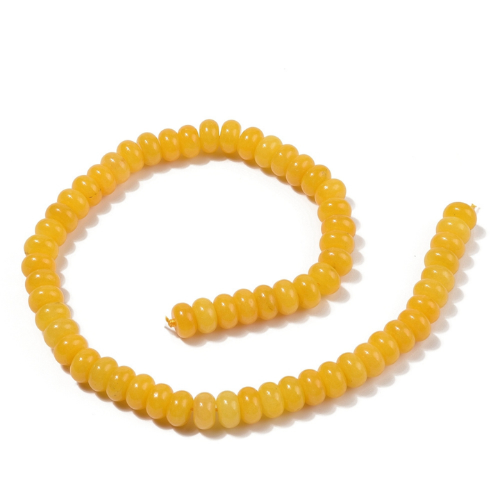 Tira de jade natural de 10 mm para joyería