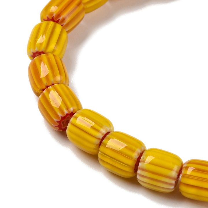 Tira de cuentas de murano de 7.5 mm para joyería