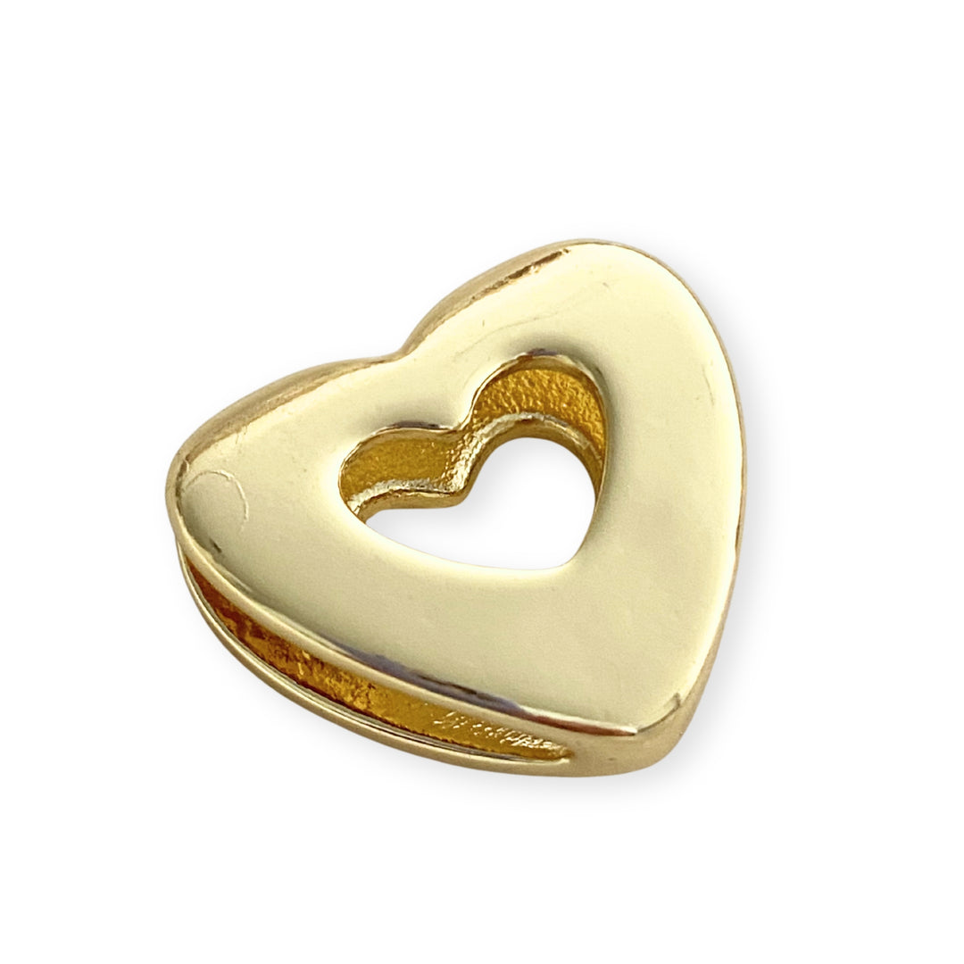 Detalles de Separador de corazón hueco de chapa de oro