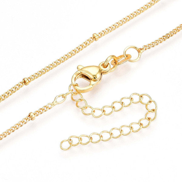 Cadena de chapa de oro