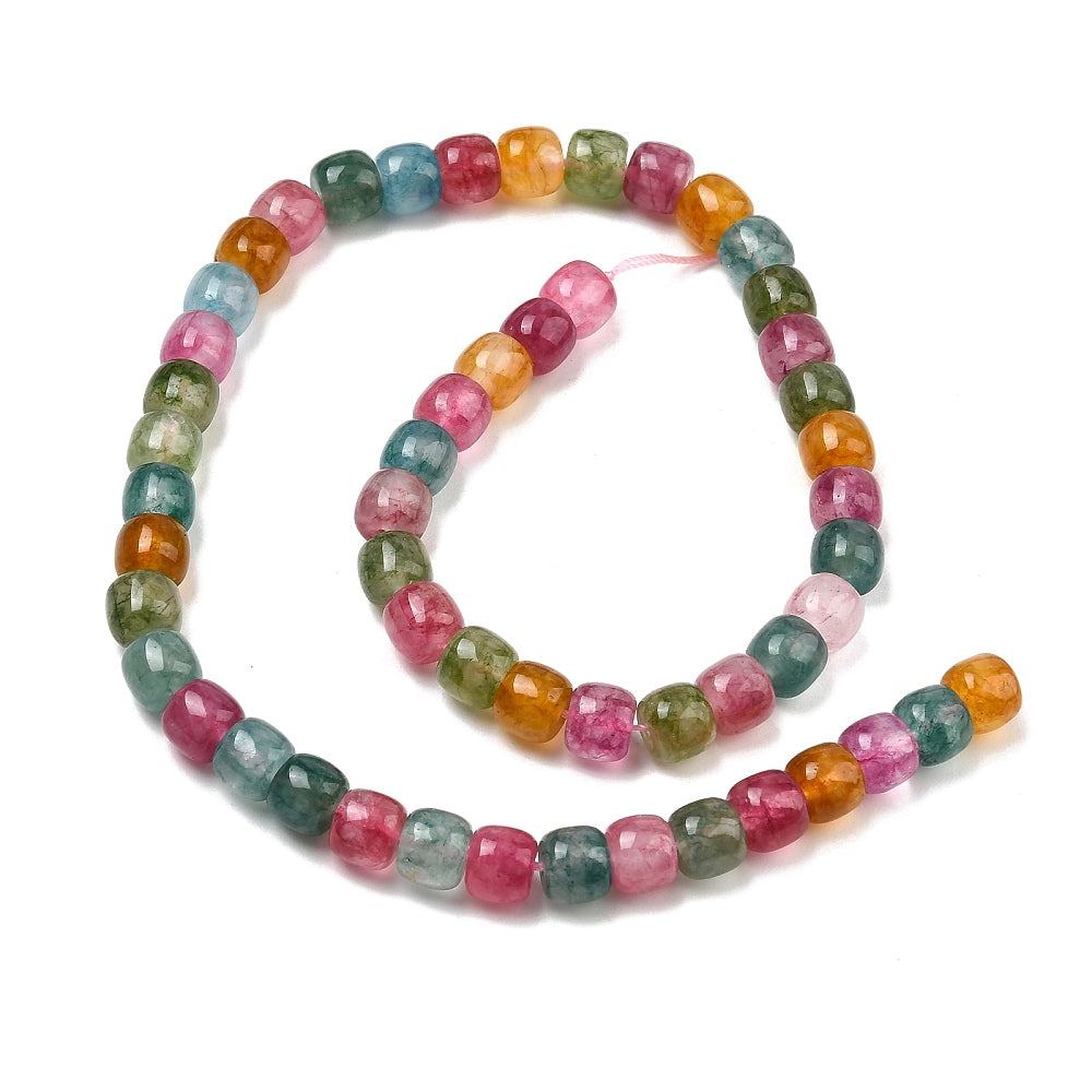 Tira de cuentas de cuarzo rosa natural de 8 mm para joyería