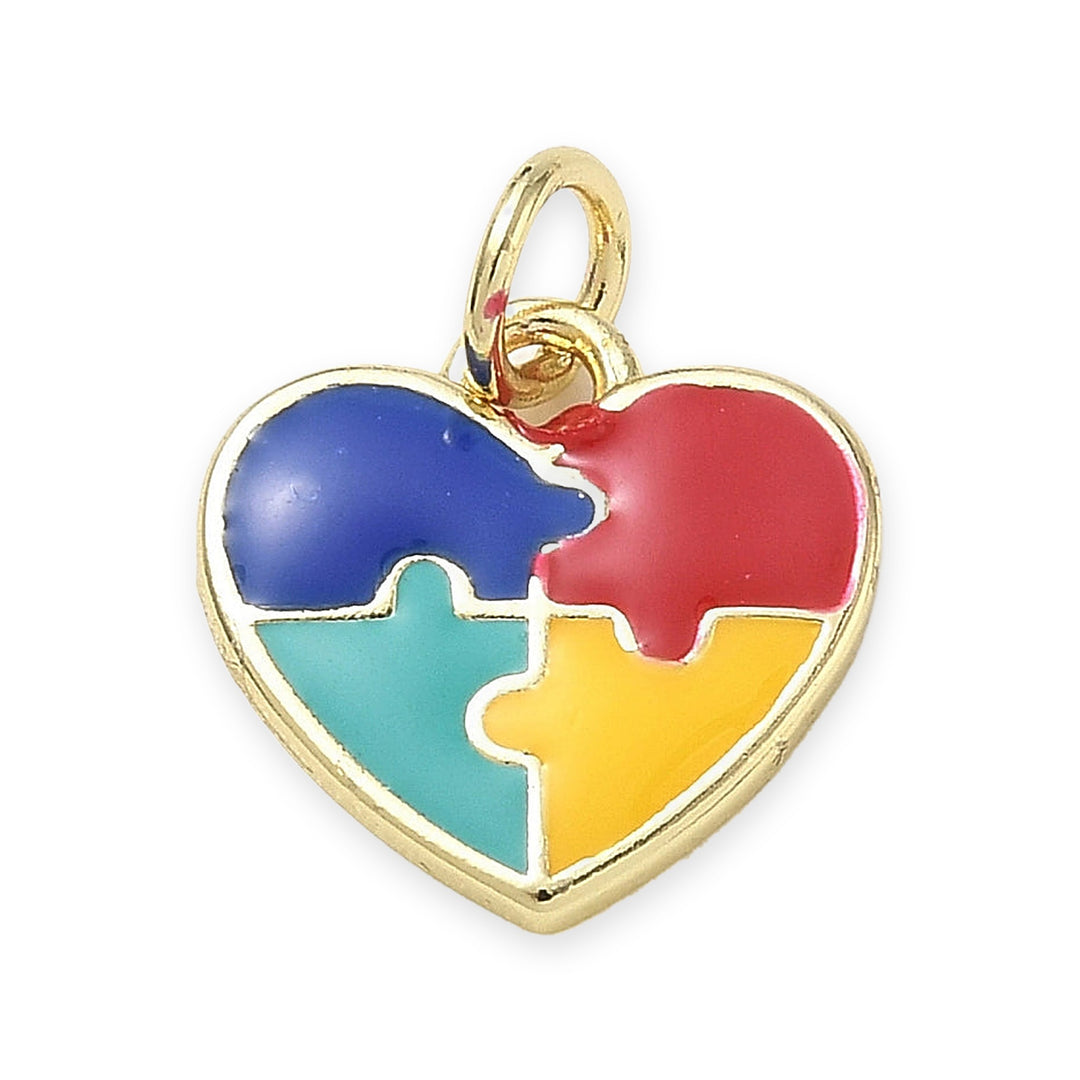 Dije de corazón, vista centrada